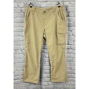 Duluth Trading Co Women’s Nylon Spandex Roll Tab Camp Hiking Pants Size 14